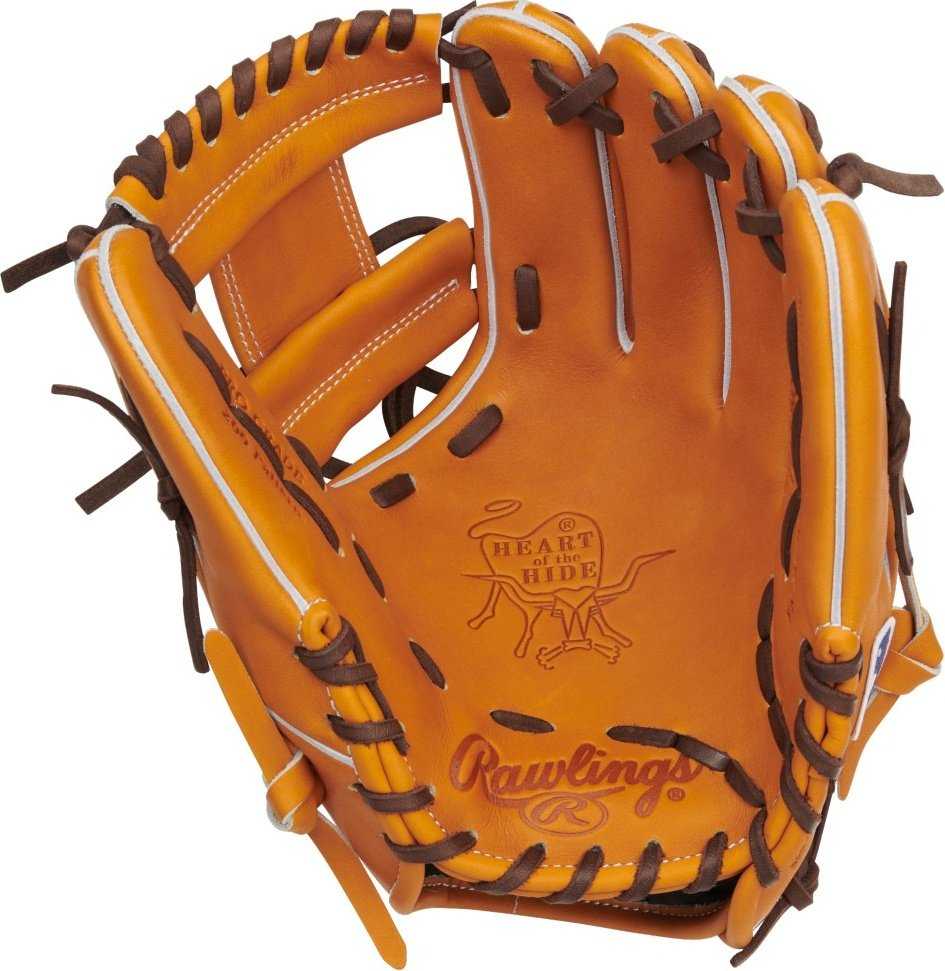 Rawlings Heart of the Hide 11.50" Infield Glove PRO204-2T - Tan Black - HIT a Double