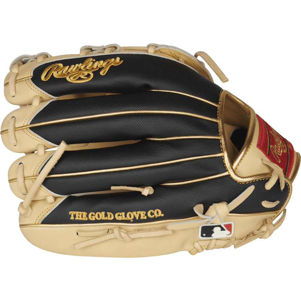 Rawlings Heart of the Hide R2G ContoUR 12.50&quot; Outfield Glove PROR3028U-6C - Blonde Black - HIT a Double - 4