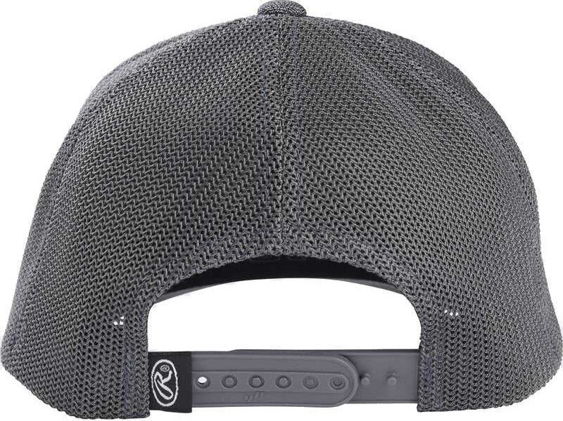 Rawlings Leather Patch Gray Snapback Hat: RSGLPH-GR - HIT a Double - 2