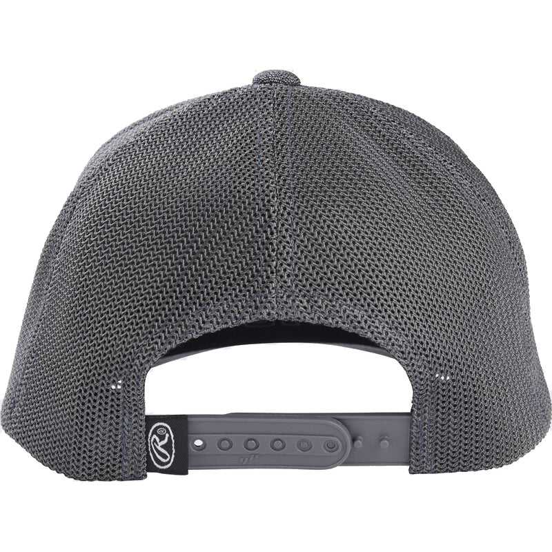 Rawlings Leather Patch Gray Snapback Hat: RSGLPH-GR - HIT a Double - 1