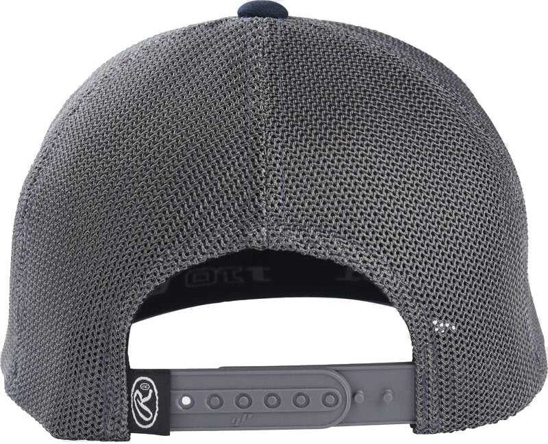 Rawlings Leather Patch Navy Snapback Hat: RSGLPH-N - HIT a Double - 1