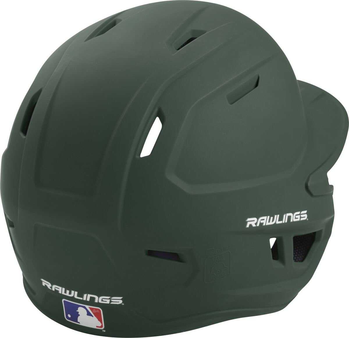 Rawlings Mach Matte Color Batting Helmet - Dark Green - HIT A Double