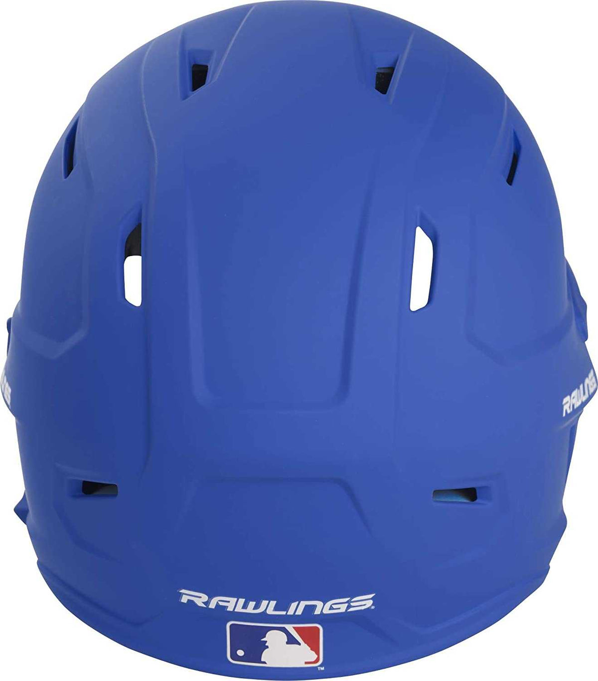 Rawlings Mach Matte Color Batting Helmet with Adjustable Jaw Guard - Royal - HIT a Double - 2