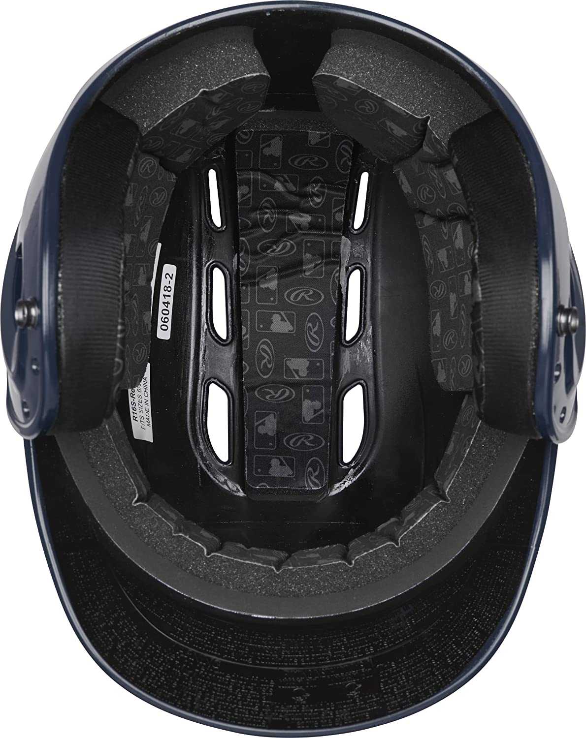 Rawlings R16 Velo Gloss Color Batting Helmet - Navy - HIT a Double