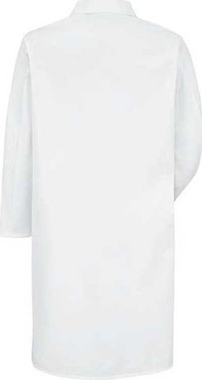 Red Kap 4016 Gripper - Front Butcher Frock - Exterior Chest Pocket - White - HIT a Double - 2