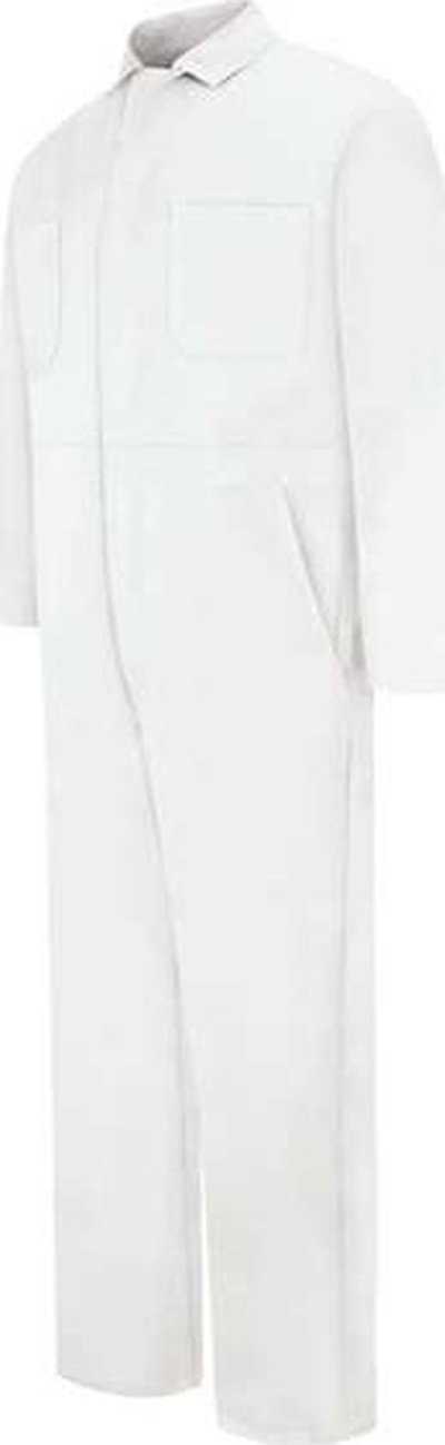 Red Kap CC14 Snap-Front Cotton Coveralls - White - HIT a Double - 1
