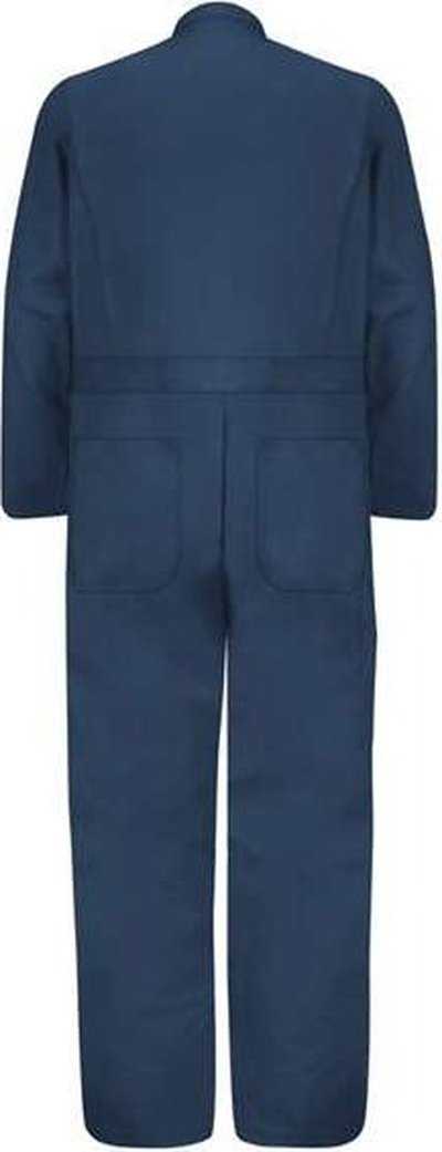Red Kap CC16L Button-Front Cotton Coverall Long Sizes - Navy - HIT a Double - 2