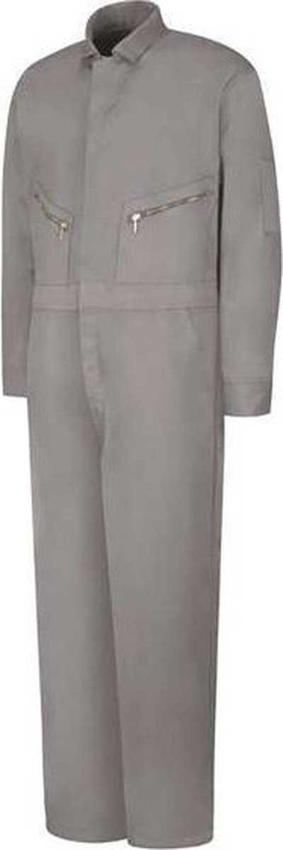 Red Kap CC18 Zip-Front Cotton Coverall - Gray - HIT a Double - 1