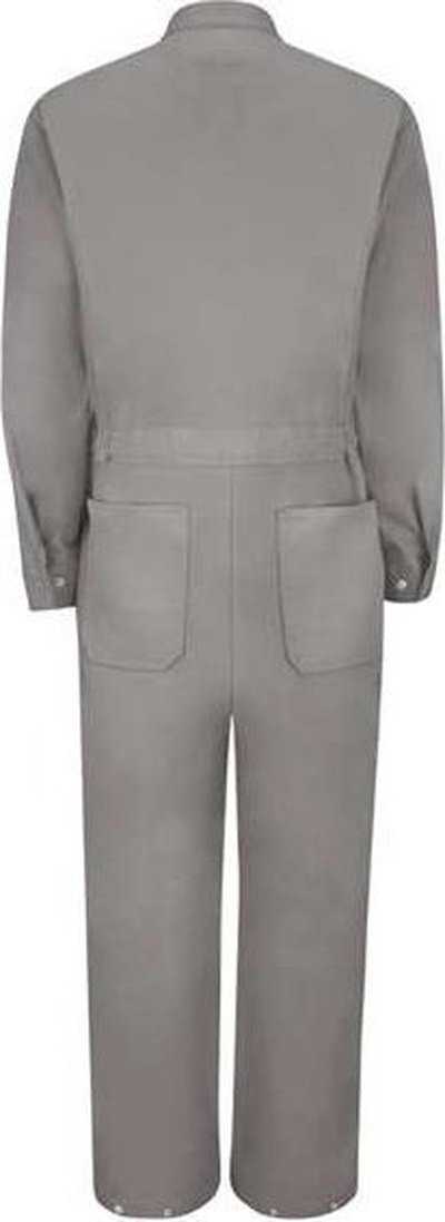 Red Kap CC18L Zip-Front Cotton Coverall Long Sizes - Gray - HIT a Double - 2