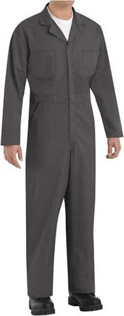 Red Kap CT10EXT Twill Action Back Coverall Extended Sizes - Charcoal - HIT a Double - 1