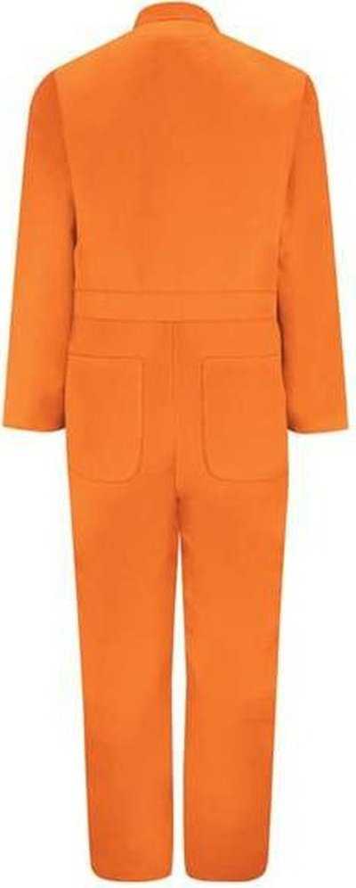 Red Kap CT10L Twill Action Back Coverall Long Sizes - Orange - HIT a Double - 2