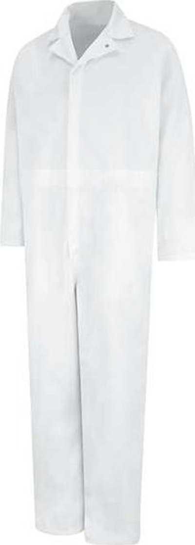 Red Kap CT16 Twill Action Back Coverall - White - HIT a Double - 1