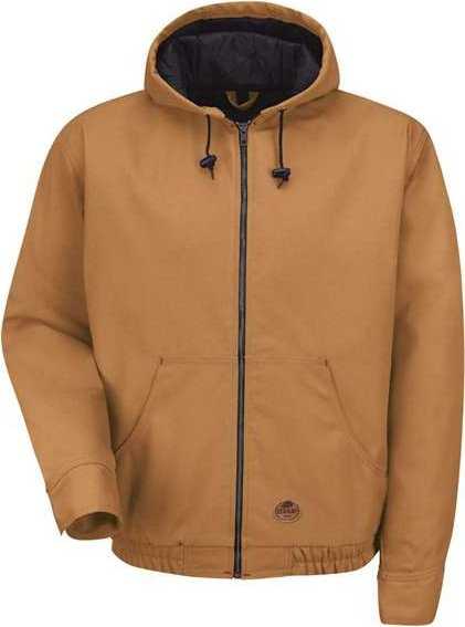 Red Kap JD20 Blended Duck Zip-Front Hooded Jacket - Brown Duck - HIT a Double - 1