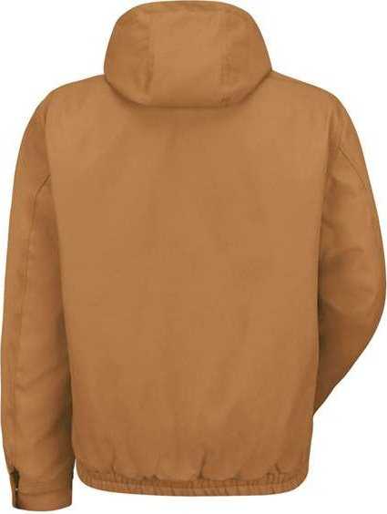 Red Kap JD20 Blended Duck Zip-Front Hooded Jacket - Brown Duck - HIT a Double - 2