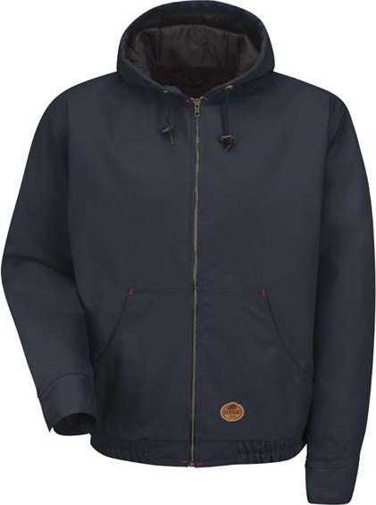Red Kap JD20 Blended Duck Zip-Front Hooded Jacket - Navy Duck - HIT a Double - 1