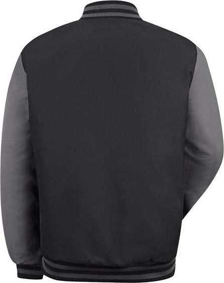 Red Kap JT40 Duo-Tone Team Jacket - Black/ Charcoal - HIT a Double - 2