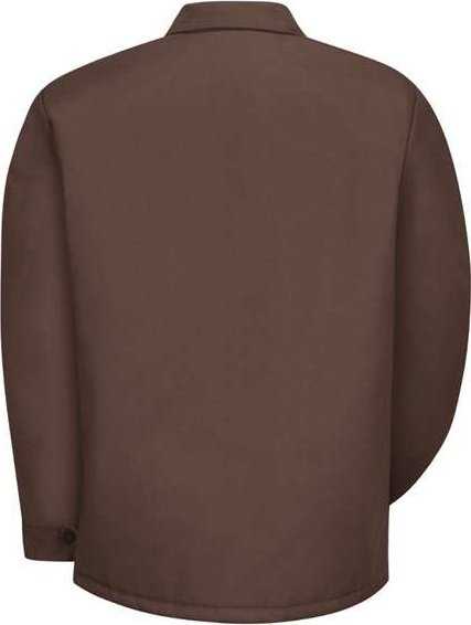 Red Kap JT50 Perma-Lined Panel Jacket - Brown - HIT a Double - 2