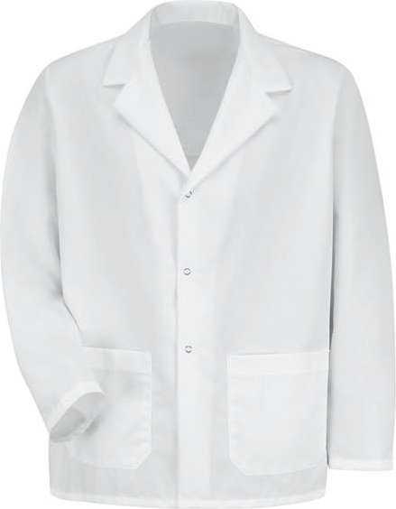 Red Kap KP16 Specialized Lapel Counter Coat - White - HIT a Double - 1