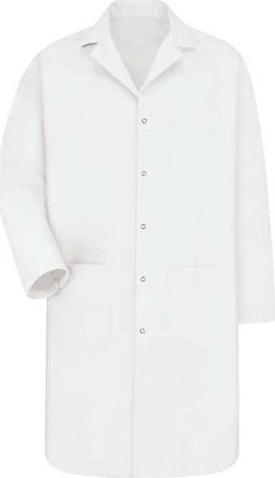Red Kap KP18 Gripper Front Lab Coat - White - HIT a Double - 1