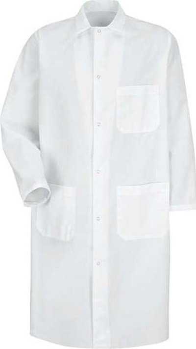Red Kap KS62 Butcher Coat with Exterior Chest Pocket - White - HIT a Double - 1