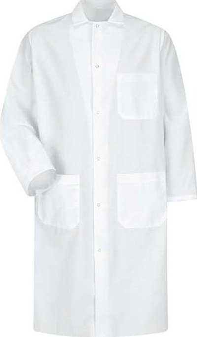 Red Kap KS64 Butcher Coat with Interior Chest Pocket - White - HIT a Double - 1
