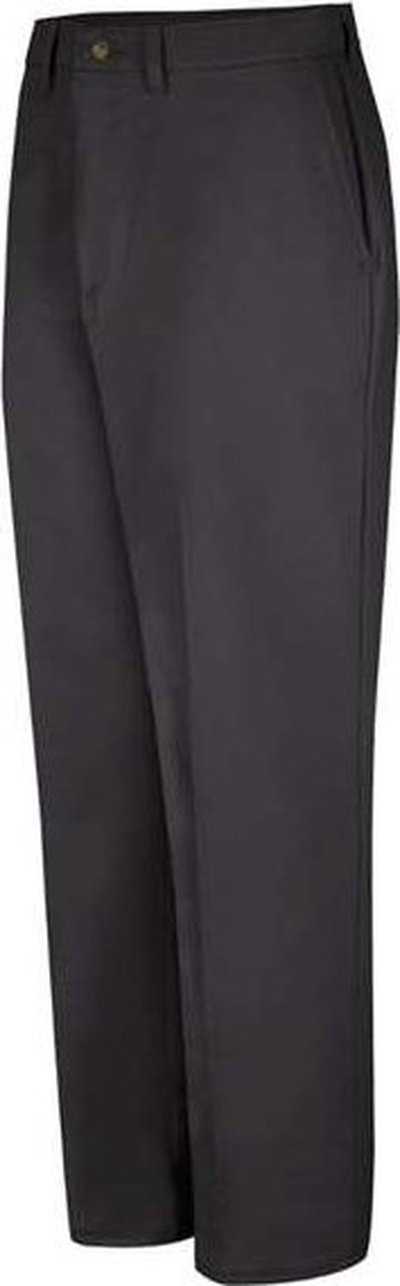 Red Kap PC44 Plain Front Casual Cotton Pants - Black - Unhemmed - HIT a Double - 1