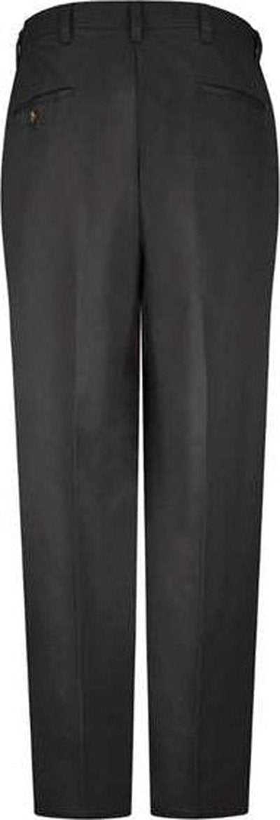 Red Kap PC44 Plain Front Casual Cotton Pants - Black - Unhemmed - HIT a Double - 2
