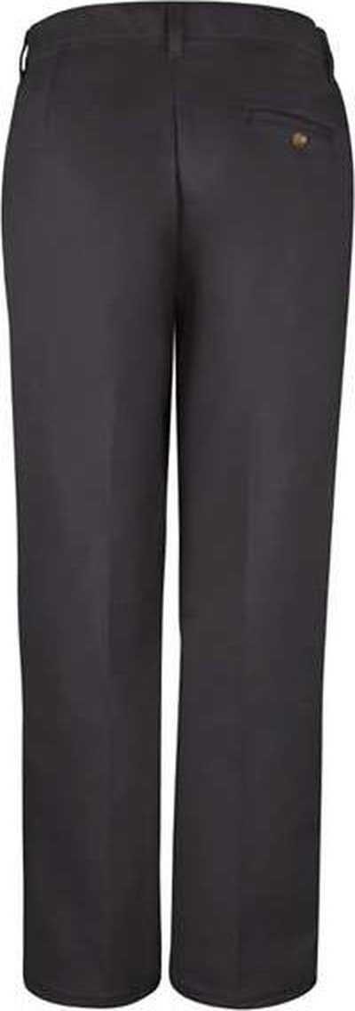 Red Kap PC45EXT Women's Plain Front Cotton Pants Additional Sizes - Black - Unhemmed - HIT a Double - 1