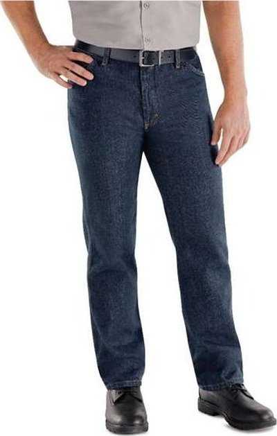 Red Kap PD52EXT Classic Work Jeans - Extended Sizes - Denim - 33I - HIT a Double - 1