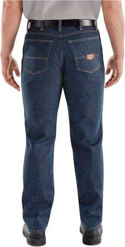 Red Kap PD54ODD Classic Work Jeans - Odd Sizes - Prewashed Indigo - Unhemmed - HIT a Double - 2