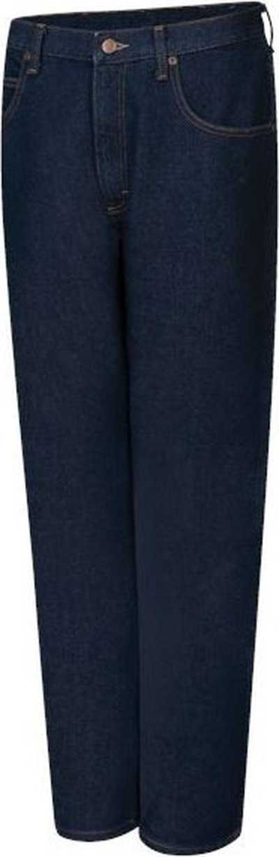 Red Kap PD90 Dura-Kap Flex Work Jeans - Prewashed Indigo - Unhemmed - HIT a Double - 1