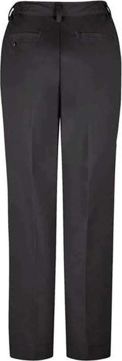 Red Kap PT61EXT Women's Elastic Insert Work Pants - Extended Sizes - Black - Unhemmed - HIT a Double - 1