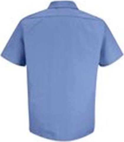 Red Kap SB22L Industrial Stripe Short Sleeve Work Shirt Long Sizes - BS-Petrol Blue/ Navy - HIT a Double - 2