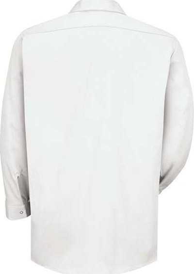 Red Kap SC16 Long Sleeve Specialized Cotton Work Shirt - White - HIT a Double - 2
