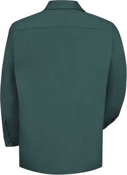 Red Kap SC30 Cotton Long Sleeve Uniform Shirt - Spruce Green - HIT a Double - 2