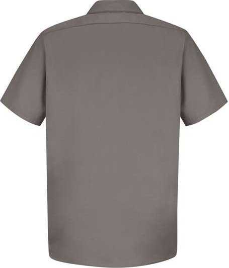 Red Kap SC40 Cotton Short Sleeve Uniform Shirt - Graphite - HIT a Double - 2