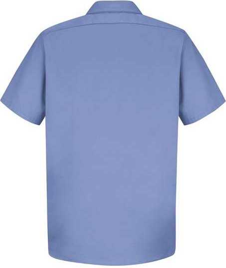Red Kap SC40 Cotton Short Sleeve Uniform Shirt - Light Blue - HIT a Double - 2