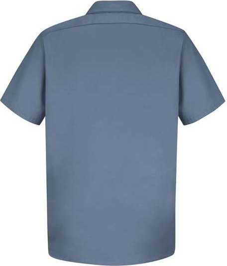Red Kap SC40 Cotton Short Sleeve Uniform Shirt - Postman Blue - HIT a Double - 2