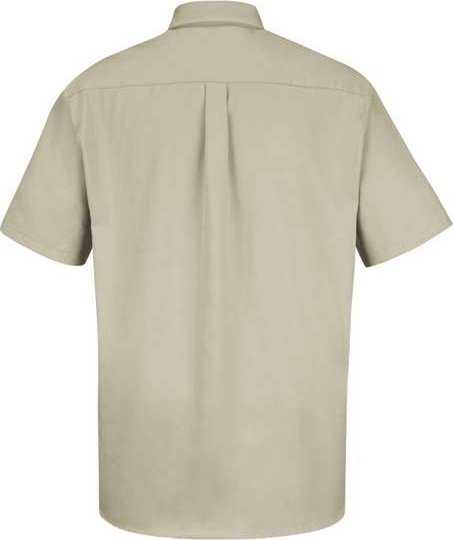 Red Kap SC64 Short Sleeve 100% Cotton Dress Shirt - Stone - HIT a Double - 1
