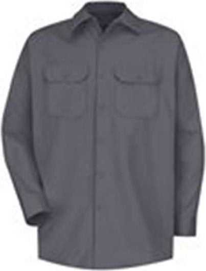 Red Kap SC70L Deluxe Heavyweight Cotton Shirt Long Sizes - Charcoal - HIT a Double - 1