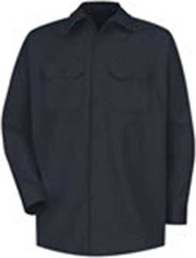 Red Kap SC70L Deluxe Heavyweight Cotton Shirt Long Sizes - Dark Navy - HIT a Double - 1
