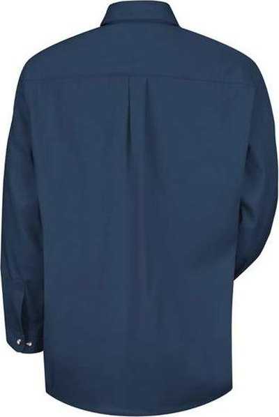 Red Kap SC74 Short Sleeve Cotton Contrast Dress Shirt - Navy - HIT a Double - 2