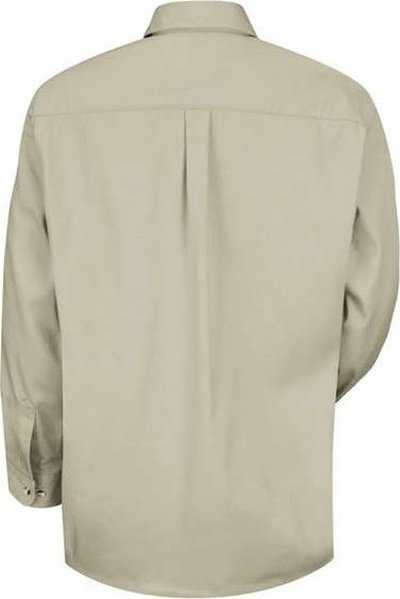 Red Kap SC74 Short Sleeve Cotton Contrast Dress Shirt - Stone - HIT a Double - 2