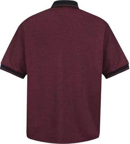 Red Kap SK52 Performance Knit Twill Shirt - BR-Burgundy/ Black - HIT a Double - 2