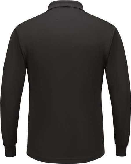 Red Kap SK6L Long Sleeve Performance Knit Polo - Black - HIT a Double - 2