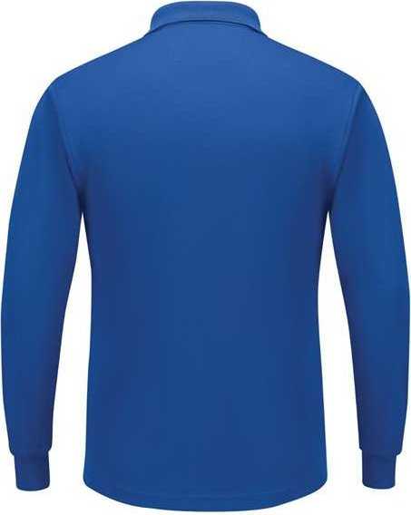 Red Kap SK6L Long Sleeve Performance Knit Polo - Royal Blue - HIT a Double - 1
