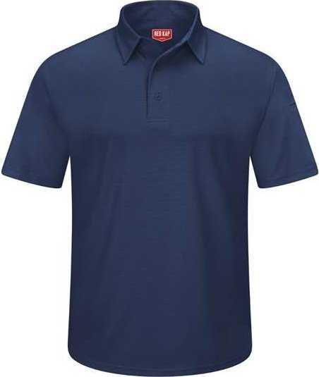 Red Kap SK90 Performance Knit Flex Series Pro Polo - Navy - HIT a Double - 1