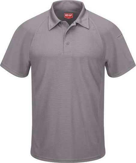 Red Kap SK92 Performance Knit Flex Series Active Polo - Gray - HIT a Double - 1