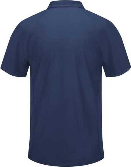 Red Kap SK92 Performance Knit Flex Series Active Polo - Navy - HIT a Double - 2