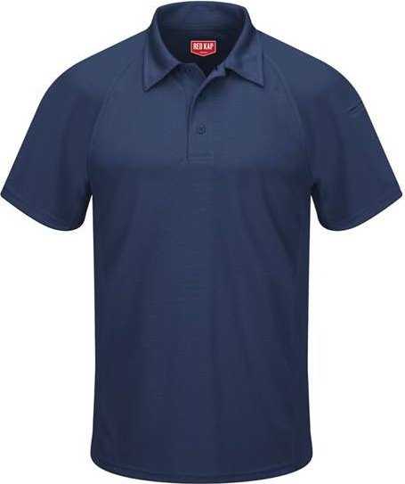 Red Kap SK92 Performance Knit Flex Series Active Polo - Navy - HIT a Double - 1